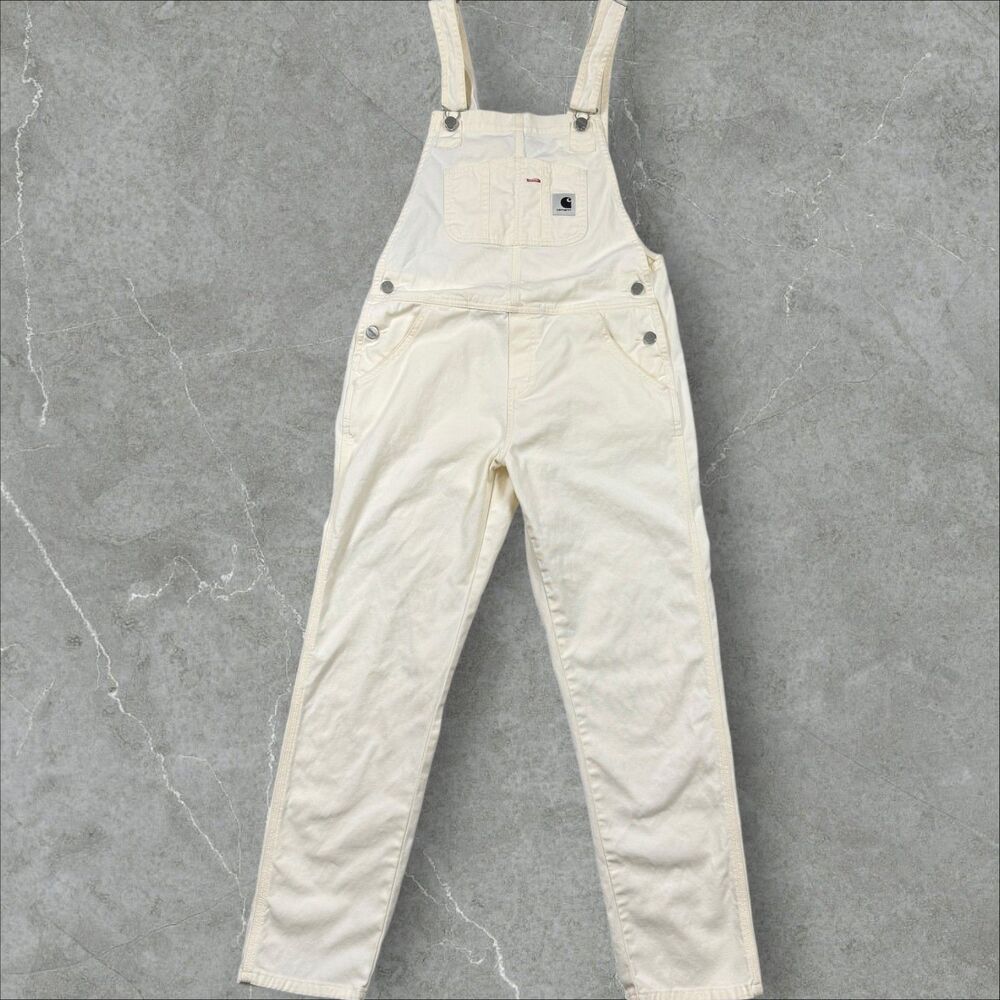 Carhartt WIP Cream Carpenter Overalls